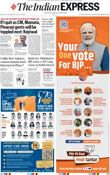 The Indian Express (Delhi Edition) - 24 5월 2024