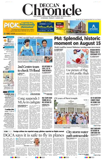 Deccan Chronicle - 1 Aug 2022