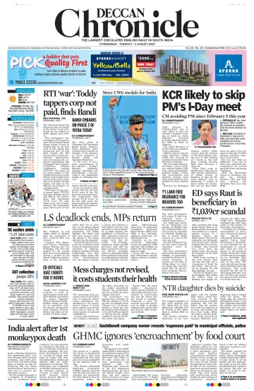 Deccan Chronicle - 2 Aug 2022