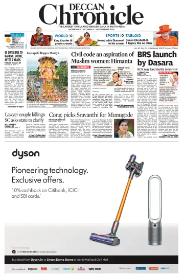 Deccan Chronicle - 10 Sep 2022
