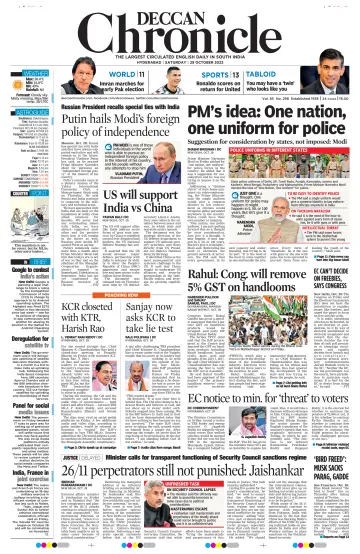 Deccan Chronicle - 29 Oct 2022