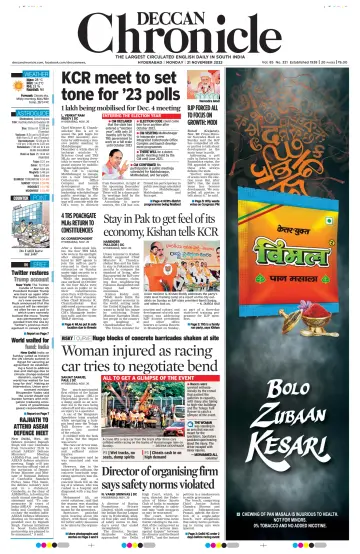 Deccan Chronicle - 21 Nov 2022
