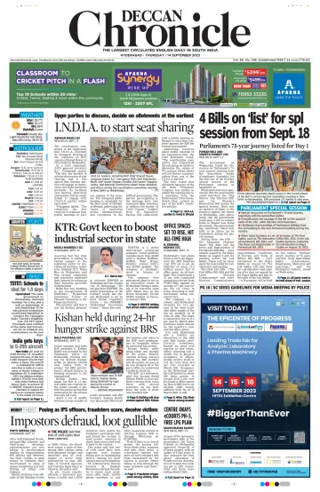 Deccan Chronicle - 14 Sep 2023