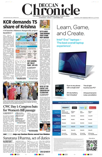Deccan Chronicle - 17 Sep 2023