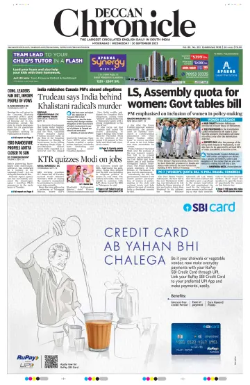 Deccan Chronicle - 20 Sep 2023