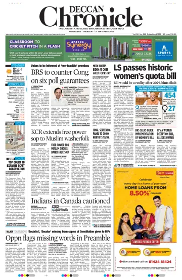 Deccan Chronicle - 21 Sep 2023