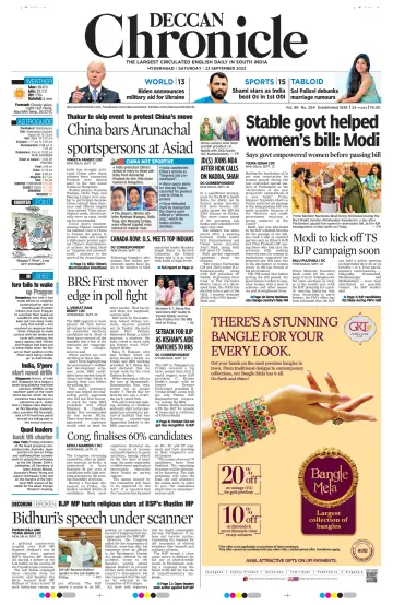 Deccan Chronicle - 23 Sep 2023