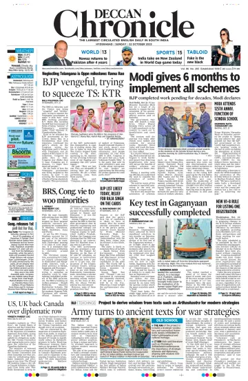 Deccan Chronicle - 22 Oct 2023