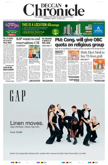 Deccan Chronicle - 26 apr 2024
