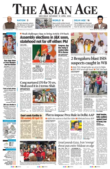 The Asian Age - 13 Apr. 2024