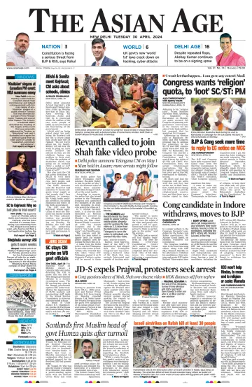The Asian Age - 30 Apr. 2024