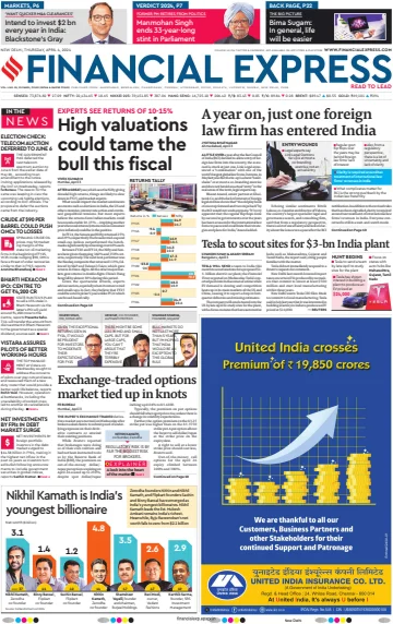 The Financial Express (Delhi Edition) - 4 Apr 2024