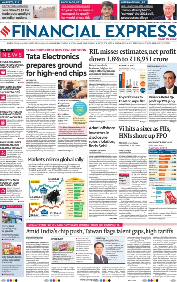 The Financial Express (Delhi Edition) - 23 Apr 2024