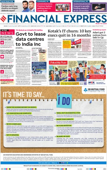 The Financial Express (Delhi Edition) - 3 Bealtaine 2024
