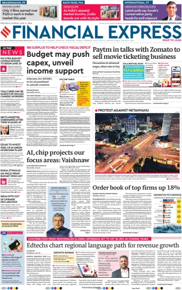 The Financial Express (Delhi Edition) - 17 Jun 2024