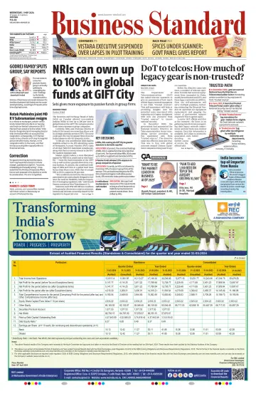 Business Standard - 01 май 2024
