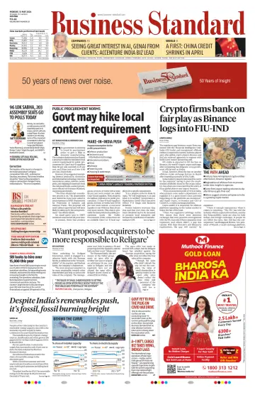 Business Standard - 13 May 2024