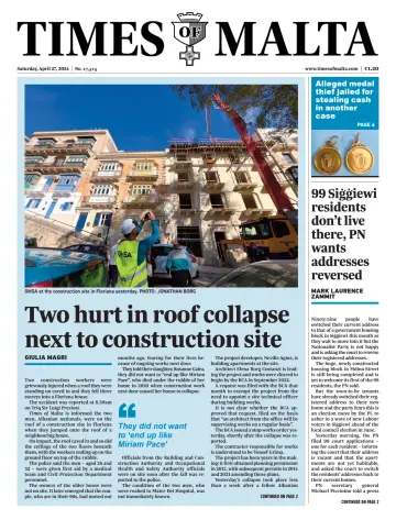 Times of Malta - 27 Apr. 2024