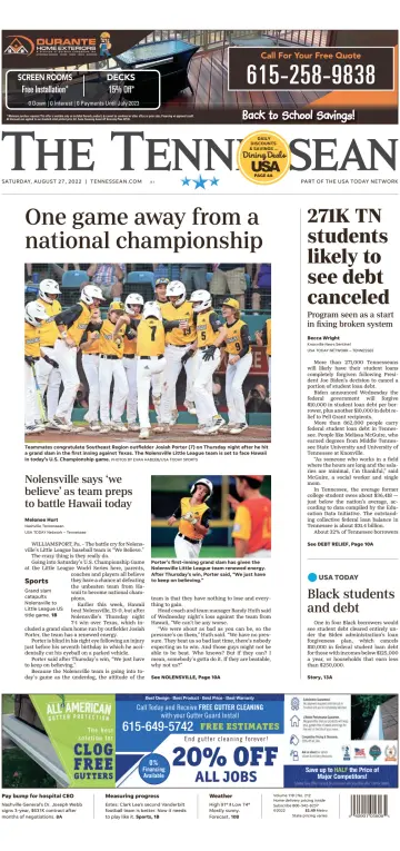 The Tennessean - 27 Aug 2022