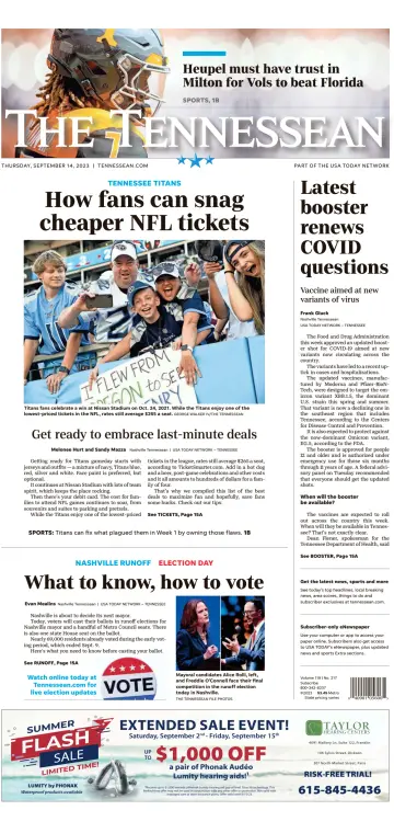The Tennessean - 14 Sep 2023
