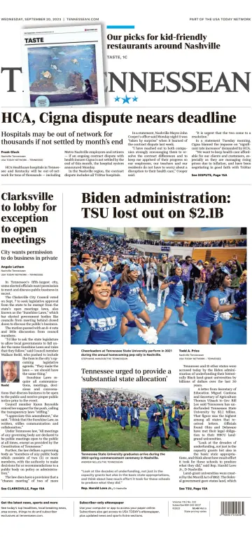 The Tennessean - 20 Sep 2023