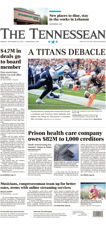 The Tennessean - 25 Sep 2023