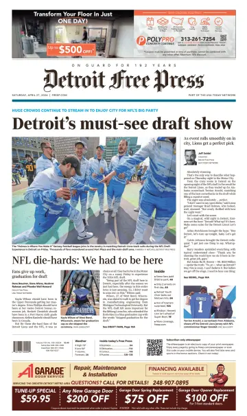 Detroit Free Press - 27 四月 2024
