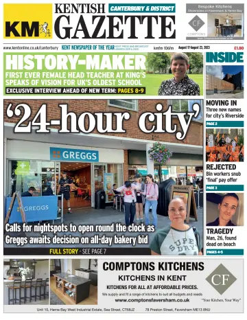 Kentish Gazette Canterbury & District - 17 Aug 2023