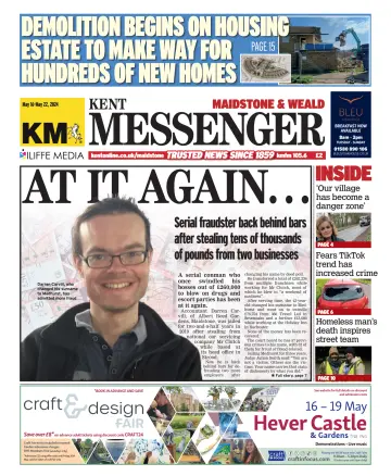 Kent Messenger Maidstone - 16 May 2024