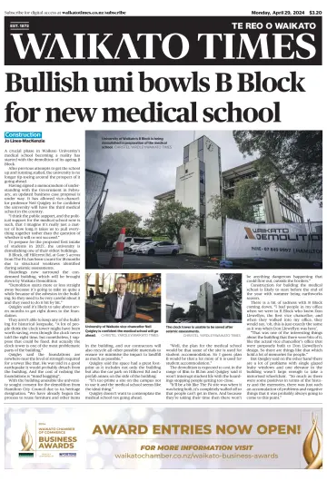 Waikato Times - 29 四月 2024