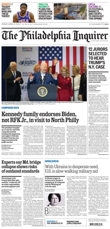 The Philadelphia Inquirer (South Jersey edition) - 19 Apr 2024
