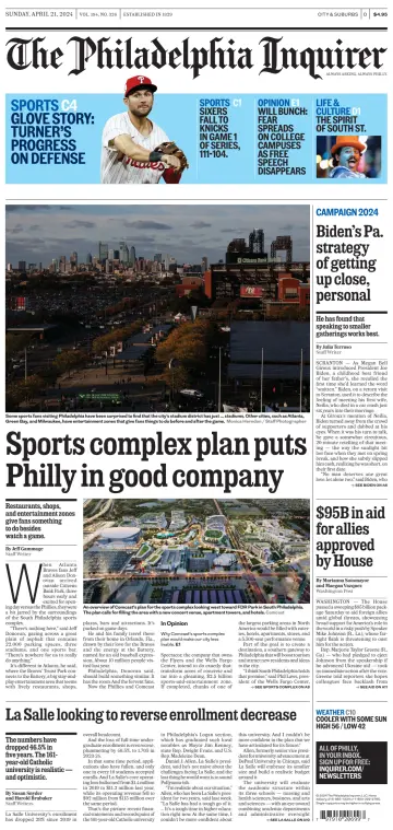 The Philadelphia Inquirer (South Jersey edition) - 21 4월 2024