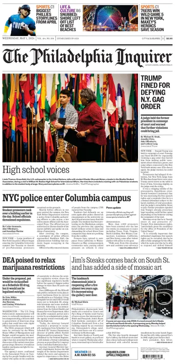 The Philadelphia Inquirer (South Jersey edition) - 01 5월 2024