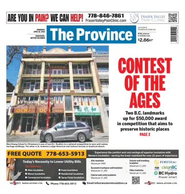 The Province - 18 4월 2024