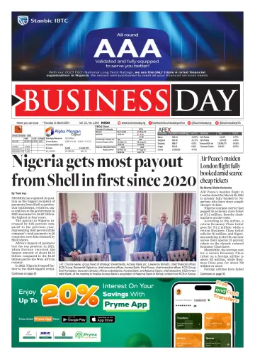 Business Day (Nigeria) - 21 Mar 2024