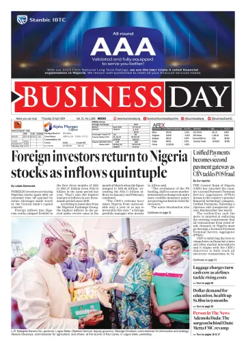 Business Day (Nigeria) - 25 四月 2024