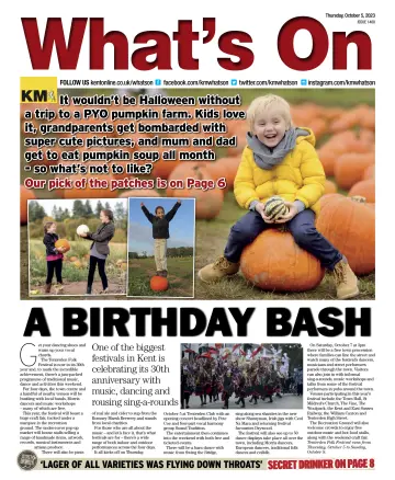 What's On - 4 Oct 2023