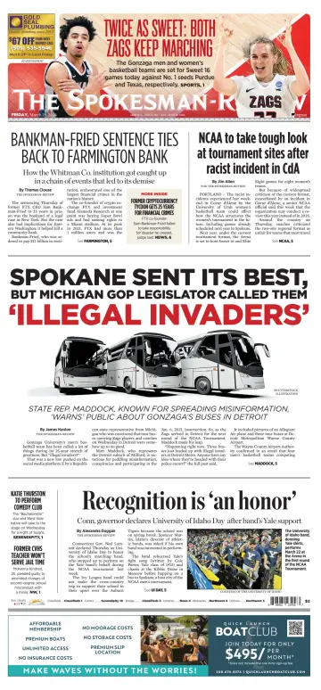 The Spokesman-Review (Spokane) - 29 März 2024