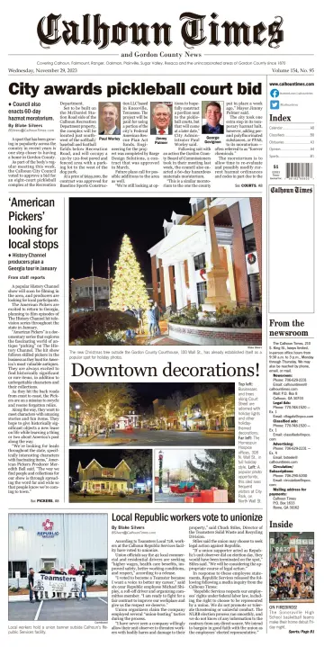 Calhoun Times - 29 Nov 2023