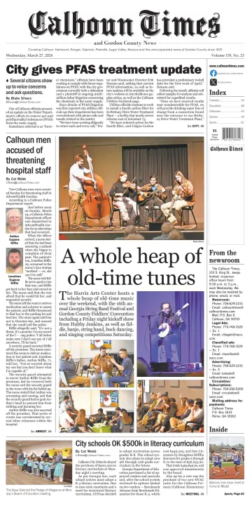 Calhoun Times - 27 März 2024