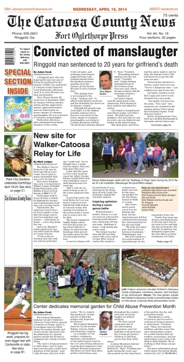 The Catoosa County News - 16 Apr 2014