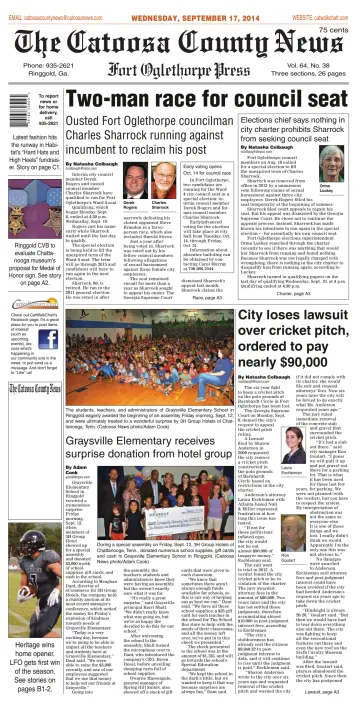 The Catoosa County News - 17 Sep 2014