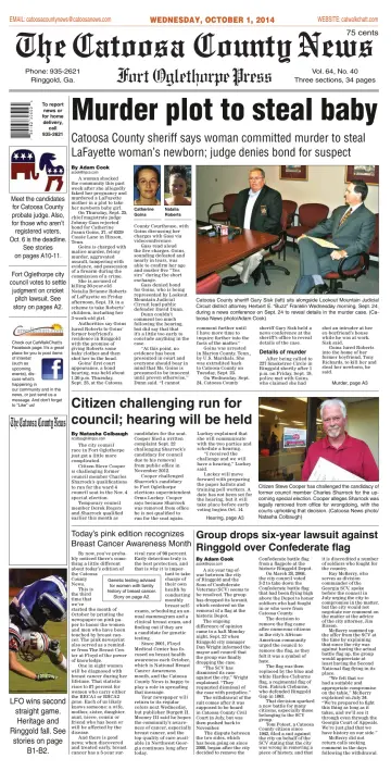 The Catoosa County News - 1 Oct 2014