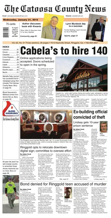 The Catoosa County News - 21 Jan 2015