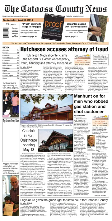 The Catoosa County News - 8 Apr 2015
