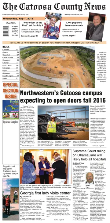 The Catoosa County News - 1 Jul 2015