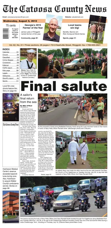 The Catoosa County News - 5 Aug 2015