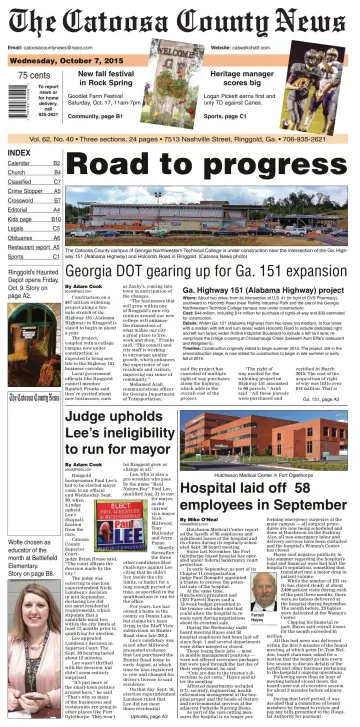 The Catoosa County News - 7 Oct 2015
