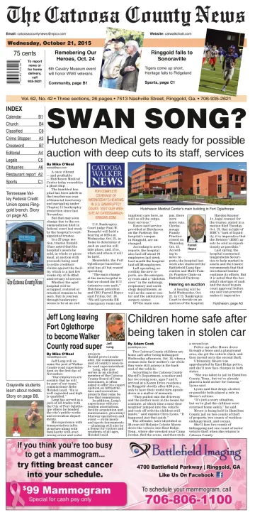The Catoosa County News - 21 Oct 2015