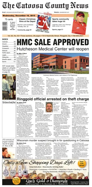 The Catoosa County News - 16 Dec 2015